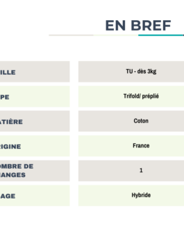 Insert coton – BumDiaper – TU (dès 3kg)