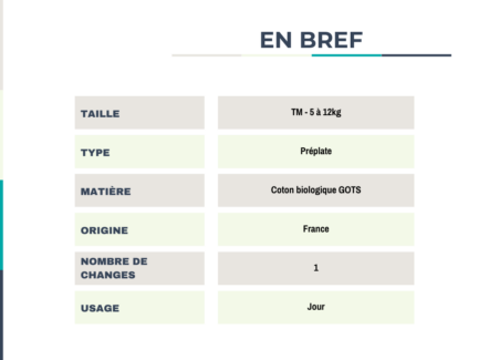 Préplate hybride jour - Biscotte - TM (5 à 12kg) – Image 4