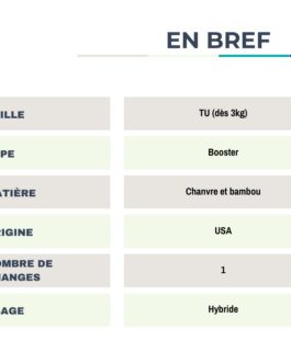 Booster chanvre et bambou – Sloomb – TU (dès 3kg)