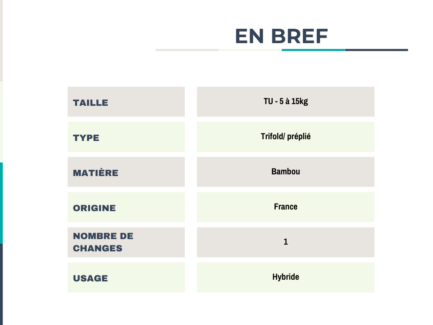 Insert bambou - Lulu nature - TU (5 à 15kg) – Image 2