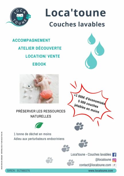 Affiche couches lavables