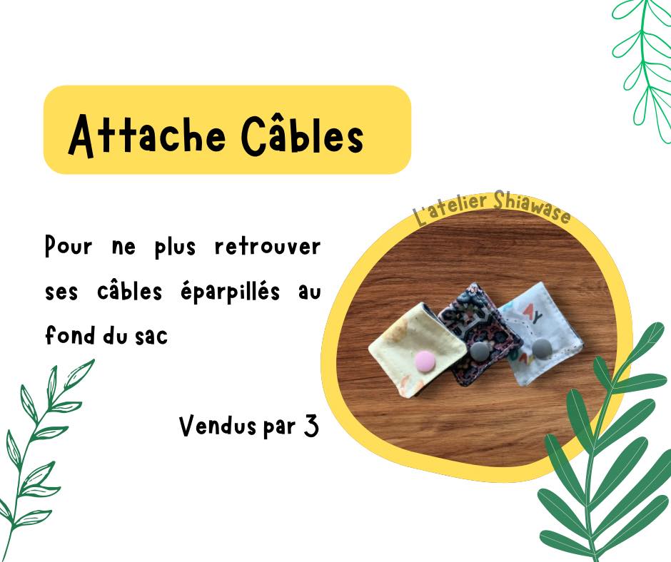 Attache-câble en tissu