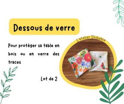 Dessous de verre écoresponsables